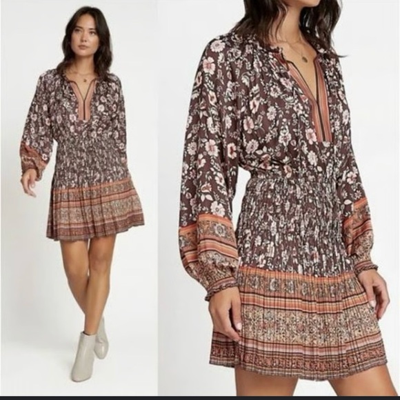 Current Air Dresses & Skirts - Antropologíe current air dress Bohemian style